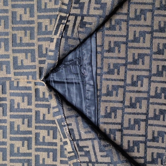 Vintage RARE 90s Fendi Jeans Monogram Dress - Picture 7 of 16